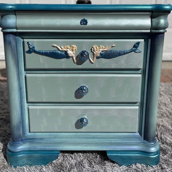 Mermaid Theme Side Table